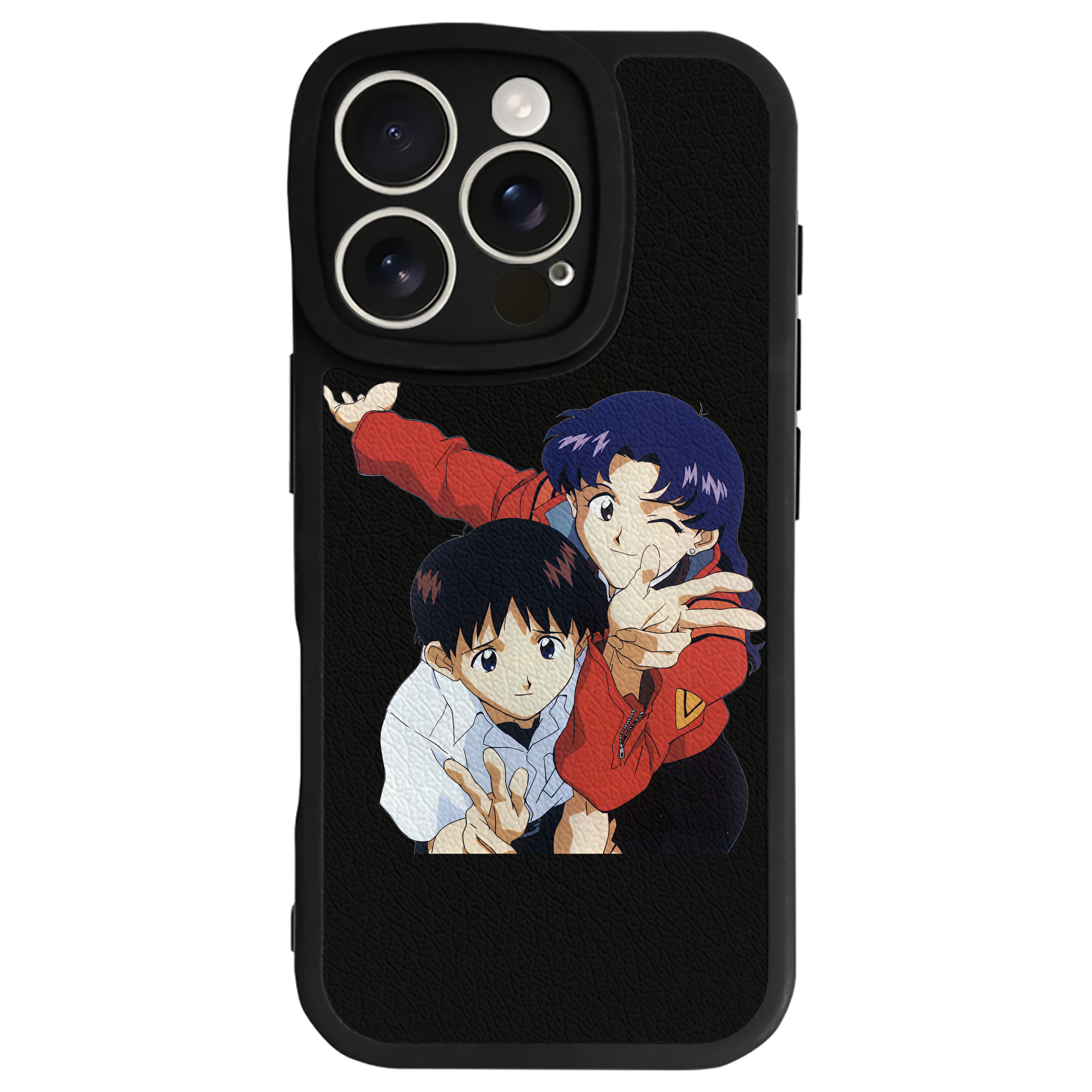 （画像用） EVA 新世紀エヴァンゲリオン 【iPhone 16シリーズ対応】シリコンスマホケース（レザー調） 材質：シリコン